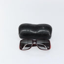 CHANEL Sunglasses plastic Red CC Auth SW1814-11
