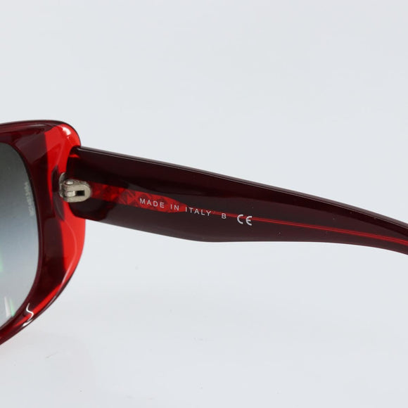 CHANEL Sunglasses plastic Red CC Auth SW1814