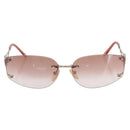 CELINE Sunglasses plastic Orange Auth SW1815-2