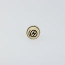 CHANEL Pierce metal White CC Auth SW1816-2