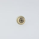 CHANEL Pierce metal White CC Auth SW1816-7