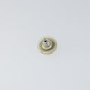 CHANEL Pierce metal White CC Auth SW1816-8