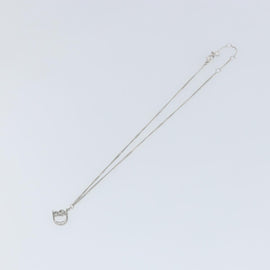 Christian Dior Necklace metal Silver Auth SW1819 - 0