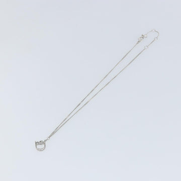 Christian Dior Necklace metal Silver Auth SW1819 - 0