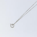 Christian Dior Necklace metal Silver Auth SW1819-4