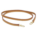 LOUIS VUITTON Shoulder Strap Leather 44.5"" Beige LV Auth SW1820-1