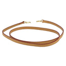 LOUIS VUITTON Shoulder Strap Leather 44.5"" Beige LV Auth SW1820-3