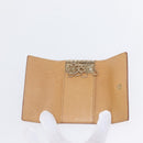 FENDI Zucca Canvas Key Case PVC Gold Auth SW1823A-12