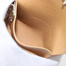 FENDI Zucca Canvas Key Case PVC Gold Auth SW1823V-10