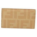 FENDI Zucca Canvas Key Case PVC Gold Auth SW1823A-3