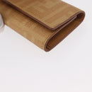 FENDI Zucca Canvas Key Case PVC Gold Auth SW1823A-9