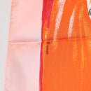 HERMES Carre 90 Scarf ""Smiles in Third millenary"" Silk Pink Auth SW1826M-14