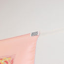 HERMES Carre 90 Scarf ""Smiles in Third millenary"" Silk Pink Auth SW1826M-11