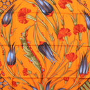 HERMES Carre 90 Scarf ""Ceramique Ottomane"" Silk Orange Auth SW1827M-6