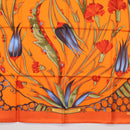 HERMES Carre 90 Scarf ""Ceramique Ottomane"" Silk Orange Auth SW1827M-9