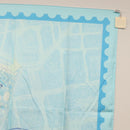 HERMES Carre 90 Scarf ""de passage a Paris"" Silk Light Blue Auth SW1828M-15