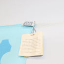 HERMES Carre 90 Scarf ""de passage a Paris"" Silk Light Blue Auth SW1828M-18