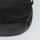 BALLY Shoulder Bag Leather Black Auth sw183-17