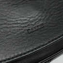 BALLY Shoulder Bag Leather Black Auth sw183-18