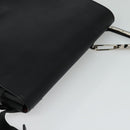 BALLY Shoulder Bag Leather Black Auth sw183-6