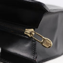 CELINE Tote Bag Leather Black Gold Auth SW1830-10