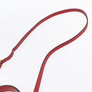 PRADA Panniers Hand Bag Safiano leather 2way Red Gold Auth SW1831V-14