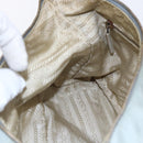 PRADA Chain Shoulder Bag Nylon Light Blue Gold Auth SW1832-22