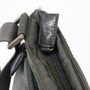 PRADA Shoulder Bag Nylon Gray Silver Auth SW1833-9