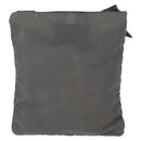 PRADA Shoulder Bag Nylon Gray Silver Auth SW1833-2