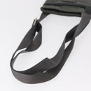 PRADA Shoulder Bag Nylon Gray Silver Auth SW1833-7