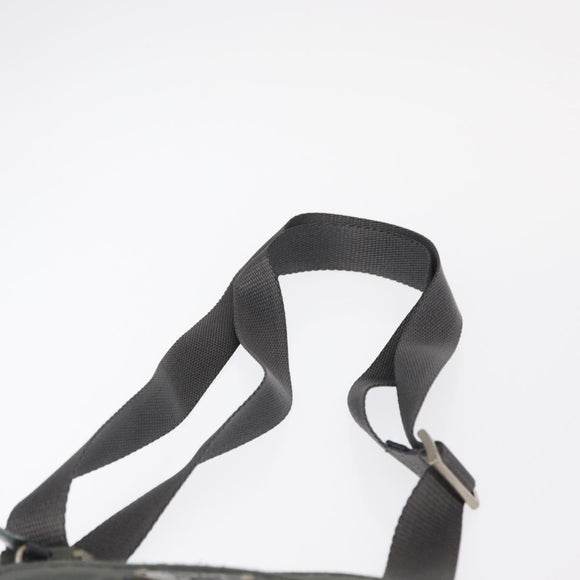 PRADA Shoulder Bag Nylon Gray Silver Auth SW1833