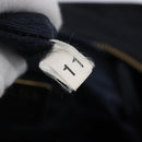PRADA Chain Shoulder Bag Nylon Navy Gold Auth SW1835-12