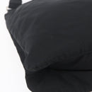 PRADA Shoulder Bag Nylon Black Silver Auth SW1836-15