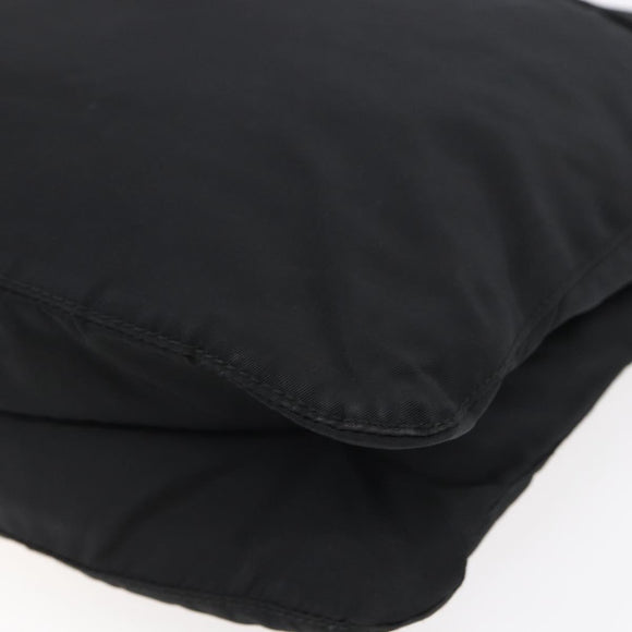 PRADA Shoulder Bag Nylon Black Silver Auth SW1836