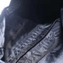 PRADA Shoulder Bag Nylon Black Silver Auth SW1836-10