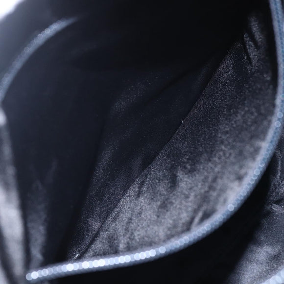 PRADA Shoulder Bag Nylon Black Silver Auth SW1836