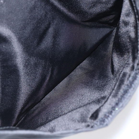 PRADA Shoulder Bag Nylon Black Silver Auth SW1836