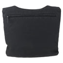 PRADA Shoulder Bag Nylon Black Silver Auth SW1836-2