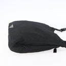 PRADA Shoulder Bag Nylon Black Silver Auth SW1836-4