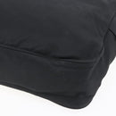 PRADA Shoulder Bag Nylon Black Silver Auth SW1837-15