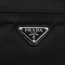 PRADA Shoulder Bag Nylon Black Silver Auth SW1837-17
