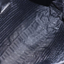 PRADA Shoulder Bag Nylon Black Silver Auth SW1837-11