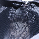 PRADA Shoulder Bag Nylon Black Silver Auth SW1837-20