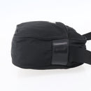 PRADA Shoulder Bag Nylon Black Silver Auth SW1837-4