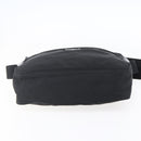 PRADA Shoulder Bag Nylon Black Silver Auth SW1837-5