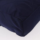 PRADA Chain Shoulder Bag Nylon Purple Gold Auth SW1838-15