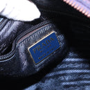 PRADA Chain Shoulder Bag Nylon Purple Gold Auth SW1838-20