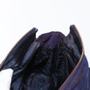 PRADA Chain Shoulder Bag Nylon Purple Gold Auth SW1838-22