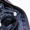 PRADA Chain Shoulder Bag Nylon Purple Gold Auth SW1838-12