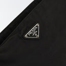PRADA Tote Bag Nylon Black Silver Auth SW1839-17
